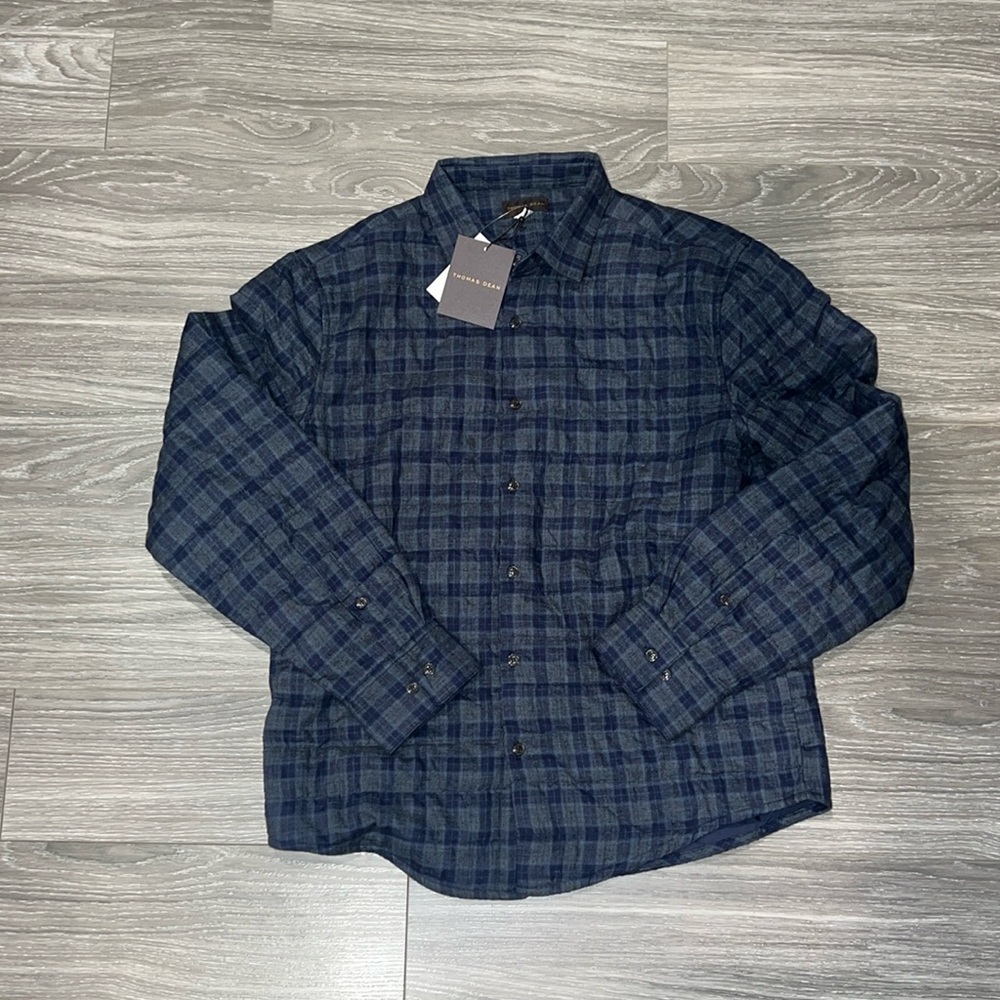 Thomas Dean shirt jacket. Size L. NWT